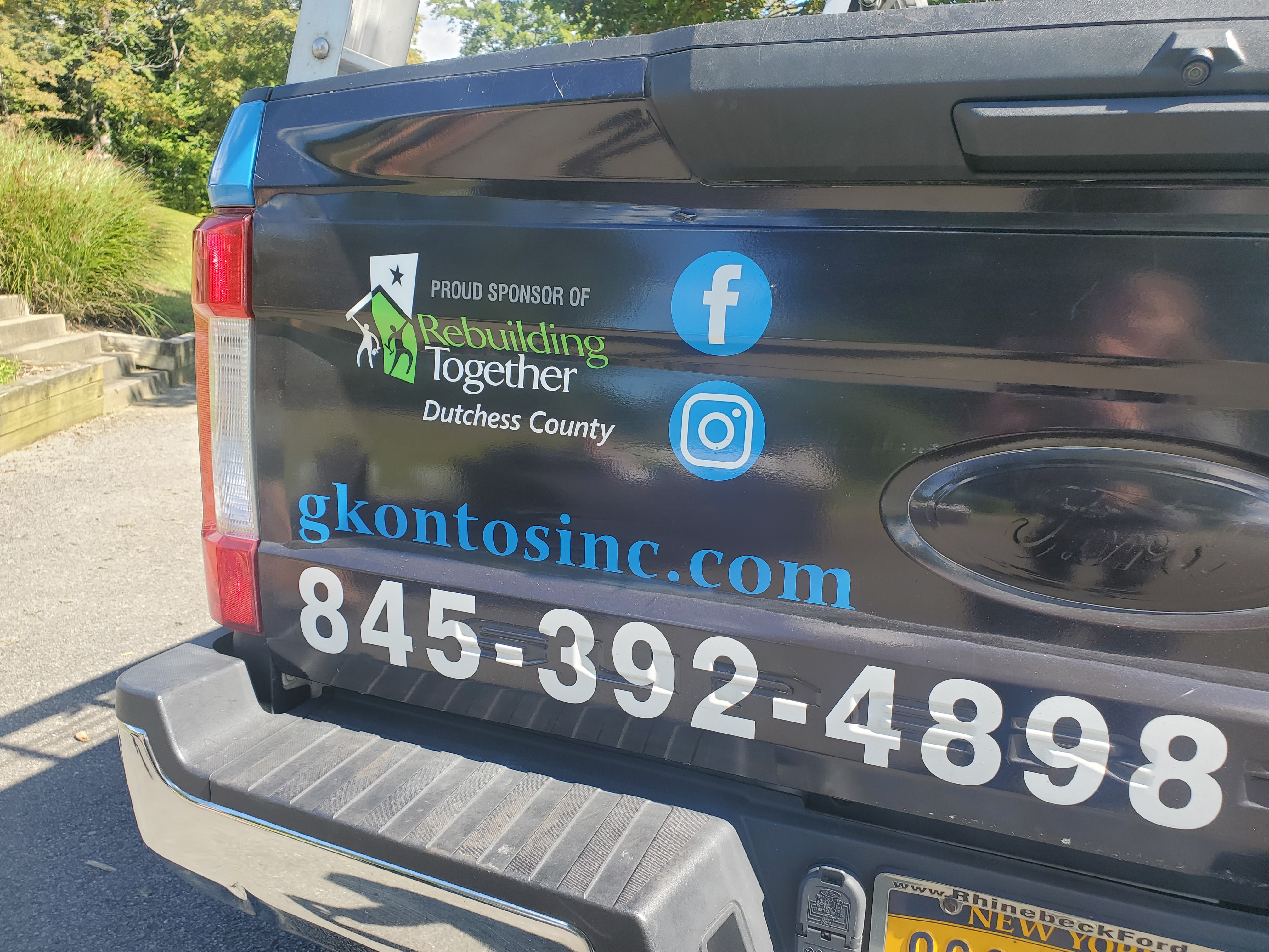 A GKontos truck with the RTDC logo.