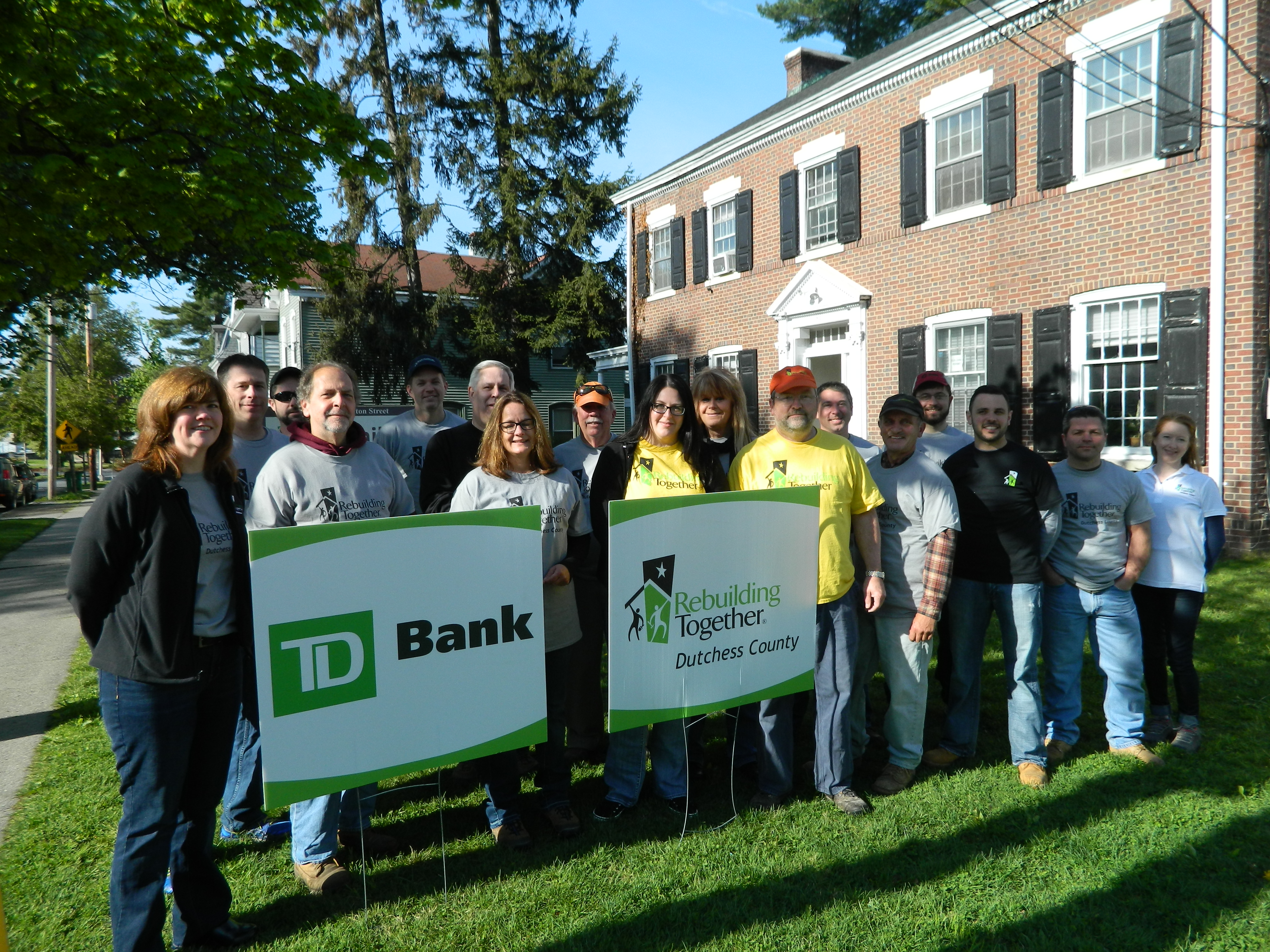 TD Bank volunteers